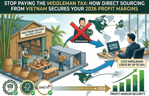 Stop Paying the Middleman Tax: How Direct Sourcing from Vietnam Secures Your 2026 Profit Margins